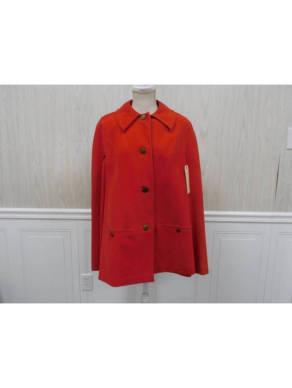 Vintage Tuxster All Purpose Red Coat with Buttons